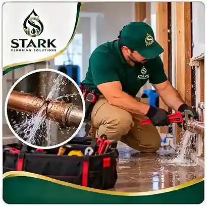 Burst Pipe Repair in San Antonio, TX by Stark Plumbing Solutions