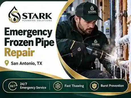 Emergency Frozen Pipe Repair in San Antonio, TX by Stark Plumbing Solutions
