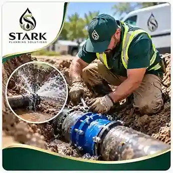 Emergency Main Water Line Repair in San Antonio, TX by Stark Plumbing Solutions