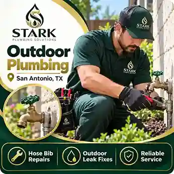 Outdoor Plumbing in San Antonio, TX by Stark Plumbing Solutions