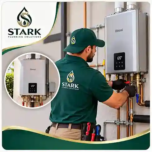 Tankless Water Heater in San Antonio, TX by Stark Plumbing Solutions