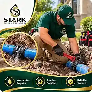 Water Line Repair in San Antonio, TX by Stark Plumbing Solutions
